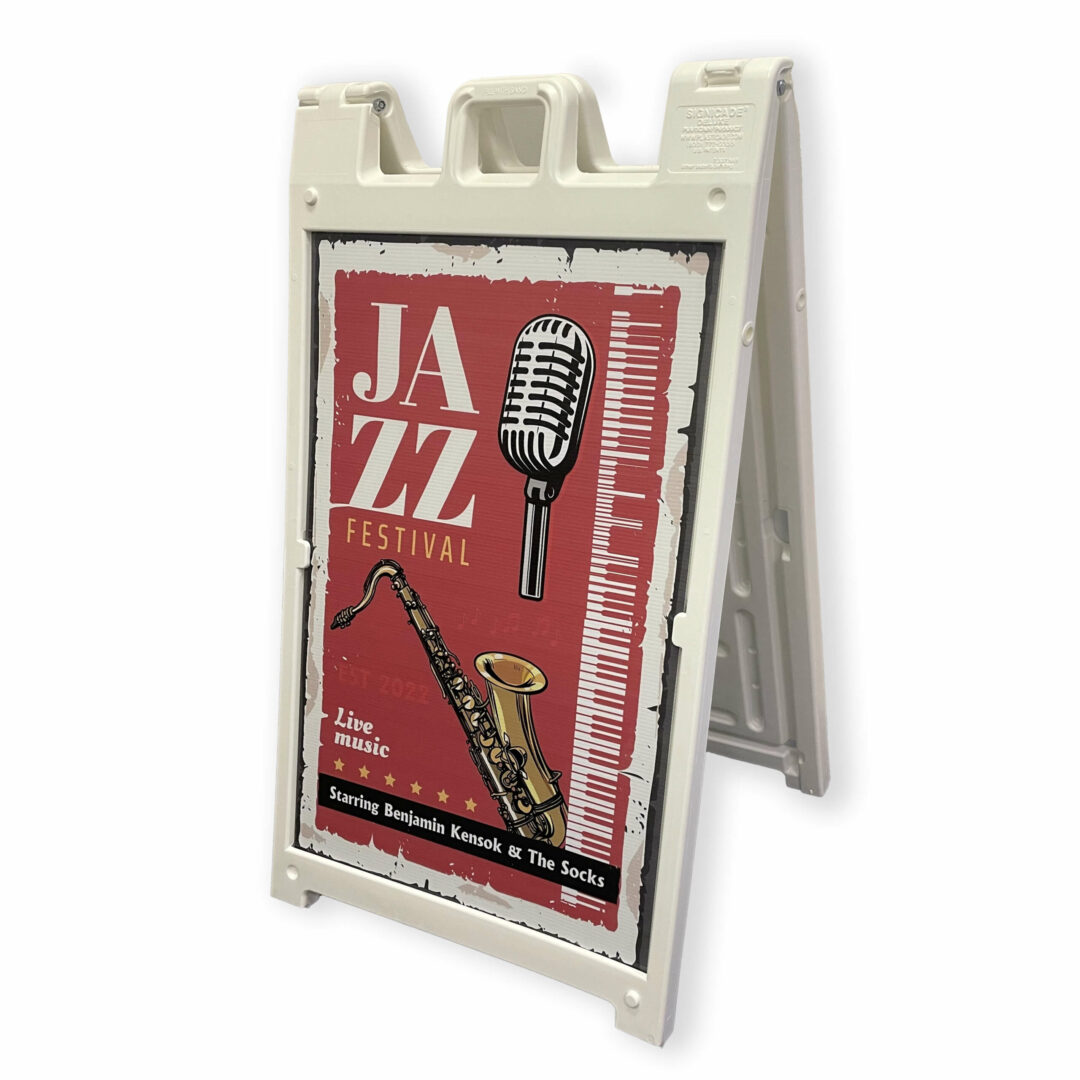 Jazz Festival White Signicade scaled 1