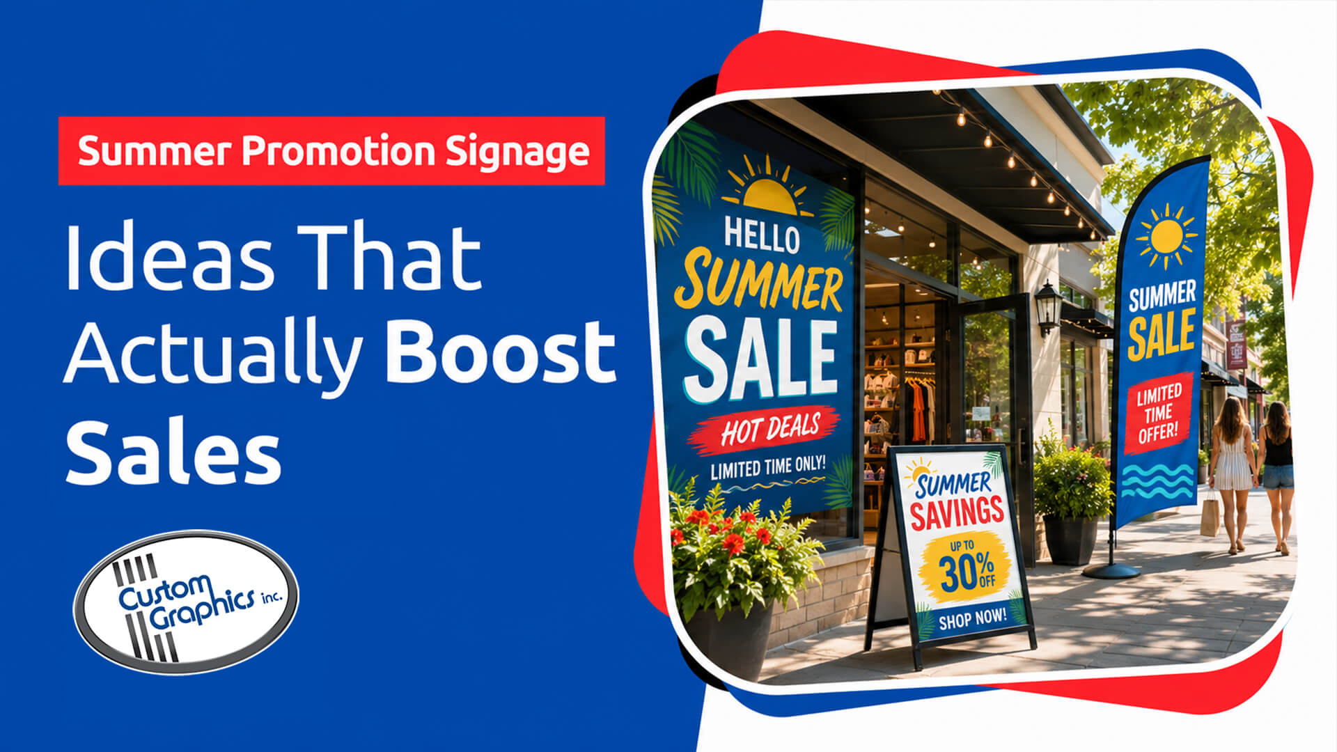 Summer Promotion Signage Ideas