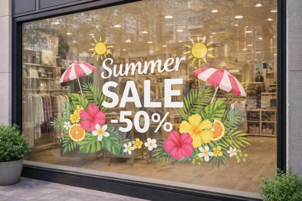Summer Sale Window Graphics
